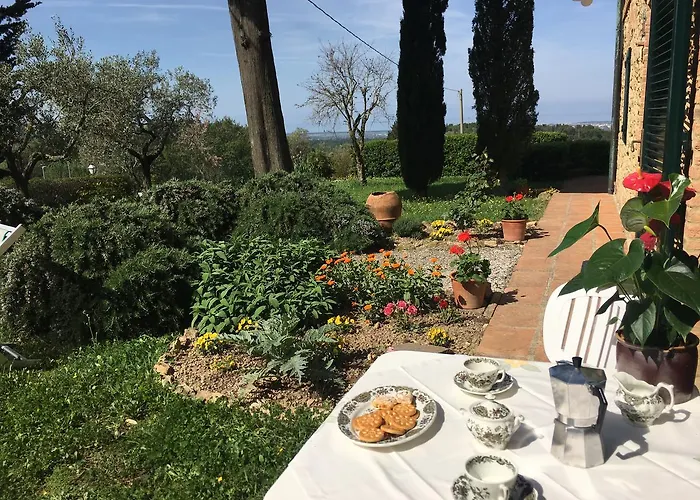 דירה Podere Morena With Sea View, Private Garden, By Toscanatour Luca
